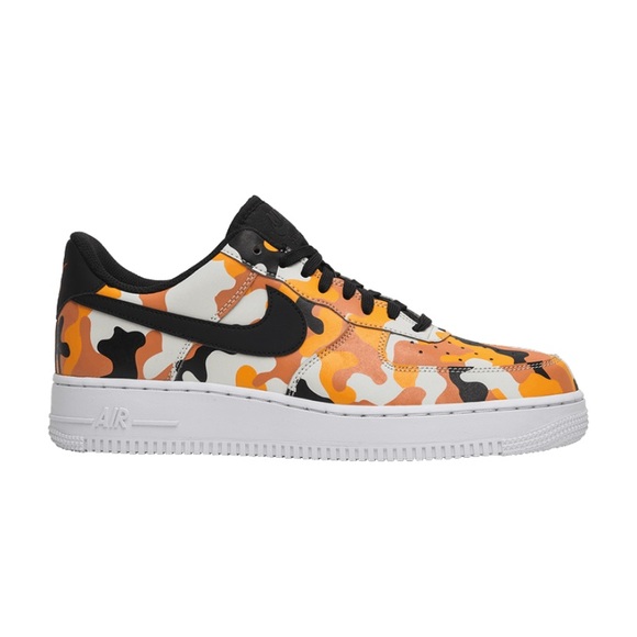 nike air force orange camo